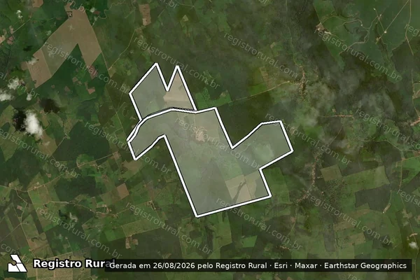 Imagem de satélite de Fazenda Monte Sinai em GOVERNADOR LUIZ ROCHA - MA