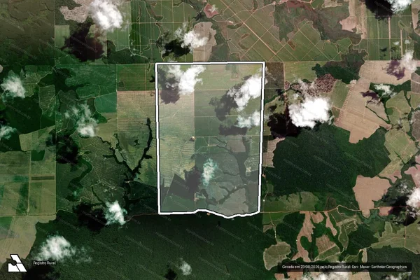 Imagem de satélite de FAZENDA SERRA DOURADA em ULIANÓPOLIS - PA