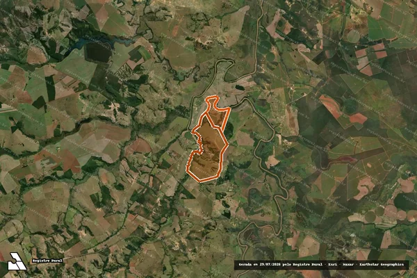 Imagem de satélite de Fazendas Campinho e Saco Do Porto em LUZ - MG