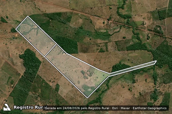 Imagem de satélite de Fazenda Progresso em ESTREITO - MA