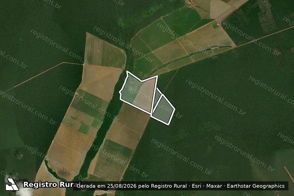 Imagem de satélite de Fazenda Esperança em COMODORO - MT