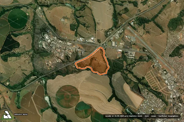 Imagem de satélite de Fazenda Jatobá em ARAXÁ - MG