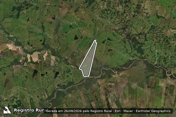 Imagem de satélite de Granja da Varzea em Santa Maria - RS