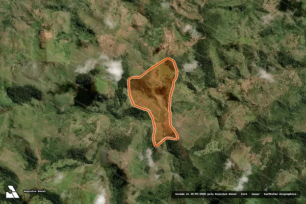 Imagem de satélite de FAZENDA UBERLANDIA em RIO DO PRADO - MG