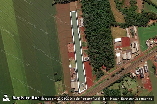 Imagem de satélite de LOTE RURAL 35-C-1, DO 1 POLIGONO em MEDIANEIRA - PR