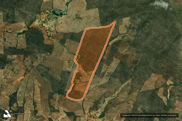 Imagem de satélite de SÍTIO CURRALINHO em SÃO JOSÉ DE PIRANHAS - PB