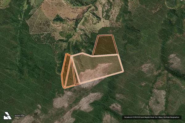 Imagem de satélite de FAZENDA SOSSEGO/GLEBA 06 - PARTE01 em JEQUITINHONHA - MG