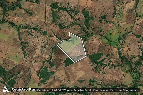 Imagem de satélite de Fazenda Nossa Senhora Da Penha em MOZARLÂNDIA - GO