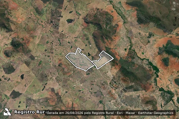 Imagem de satélite de FAZENDA GIBOIA em MARCIONÍLIO SOUZA - BA