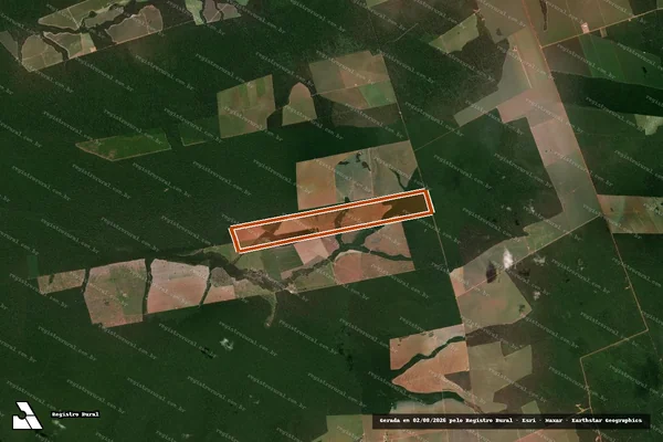 Imagem de satélite de FAZENDA SANTA HELENA em NOVA MARINGÁ - MT