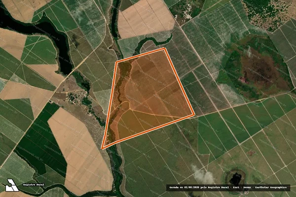 Imagem de satélite de Fazenda Itaberaba em CARAVELAS - BA