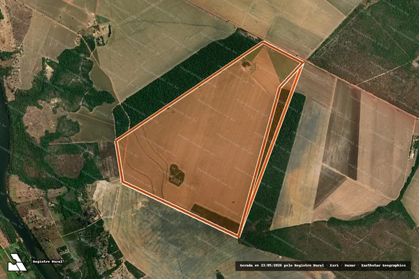 Imagem de satélite de Fazenda Santo Antonio em BOM JESUS DO TOCANTINS - TO
