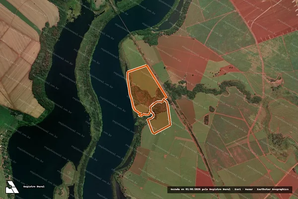 Imagem de satélite de Sitio Thiete em IGARAPAVA - SP