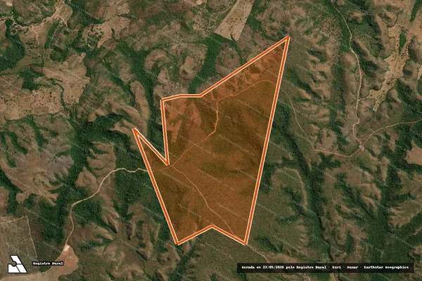 Imagem de satélite de FAZENDA JUARA II em CAMPOS LINDOS - TO