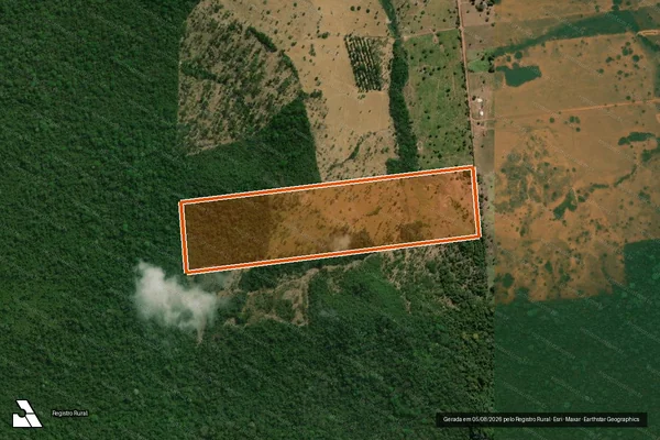 Imagem de satélite de Lore Rural N 514 D em ALTA FLORESTA - MT