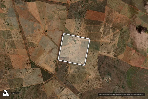 Imagem de satélite de Floresta Do Jaty em JANAÚBA - MG