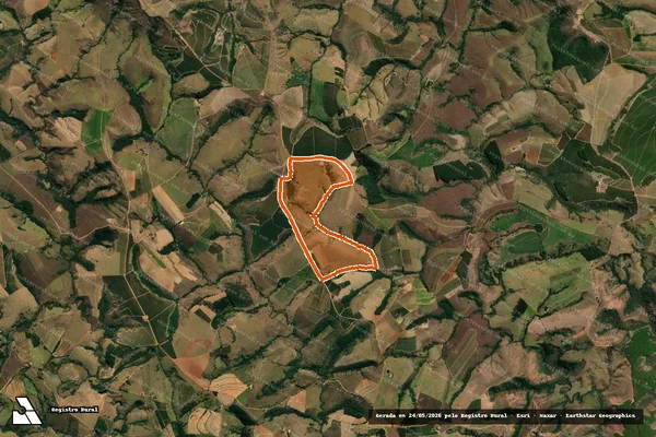 Imagem de satélite de Sitio Bara Doce em ALPINÓPOLIS - MG