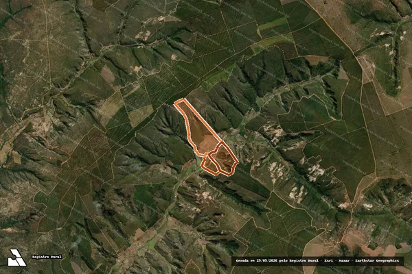 Imagem de satélite de Mato Escuro em MONTEZUMA - MG