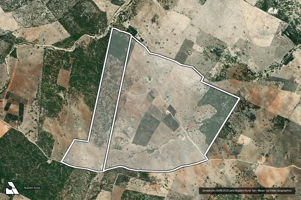 Imagem de satélite de FAZENDA JUREMA em POÇO REDONDO - SE