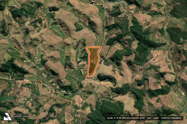 Imagem de satélite de Ribeirao Sao Francisco em IBITIRAMA - ES