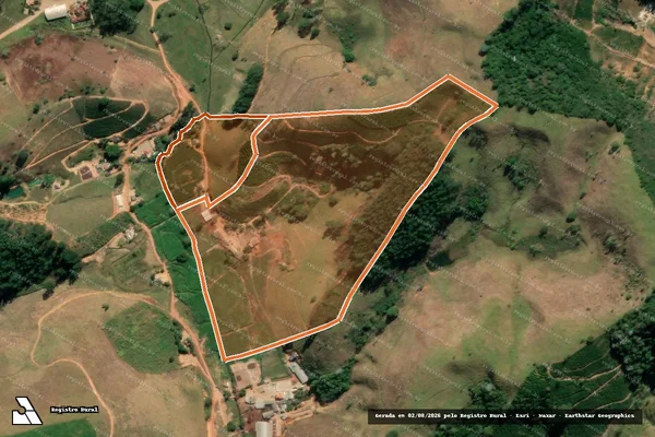 Imagem de satélite de CORREGO DA FIGUEIRA em IBITIRAMA - ES