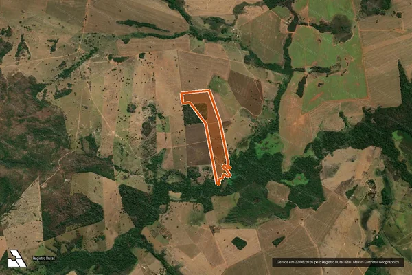 Imagem de satélite de Sitio Dos Buritis em PALMEIRAS DE GOIÁS - GO