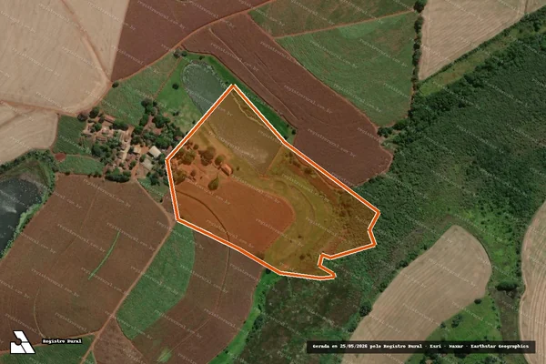 Imagem de satélite de FAZENDA MATAO em TAQUARITUBA - SP