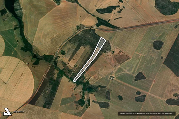 Imagem de satélite de FAZENDA BOA VISTA- CHAC- ESPERANÇA em VILA PROPÍCIO - GO