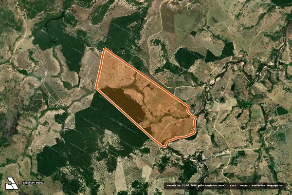 Imagem de satélite de Fazenda Novo Mundo em GUARATINGA - BA
