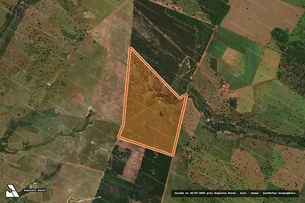 Imagem de satélite de FAZENDA RODEIO VELHO em JUTI - MS