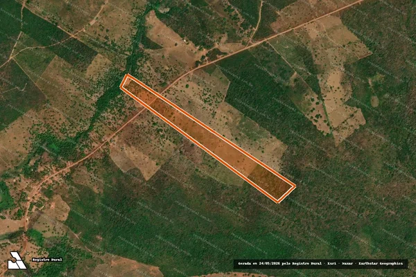 Imagem de satélite de FAZENDA IBIPIRA em MIRADOR - MA