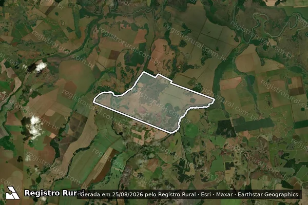 Imagem de satélite de Gleba 4 Fazenda Barra Dourada em DOURADOS - MS