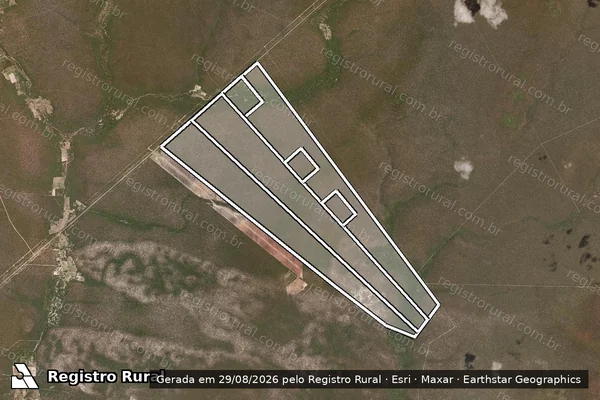 Imagem de satélite de FAZENDA TURMALINA I em CASA NOVA - BA