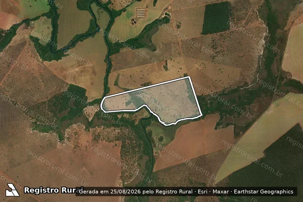 Imagem de satélite de FAZENDA RIO DOCE em RIO VERDE - GO