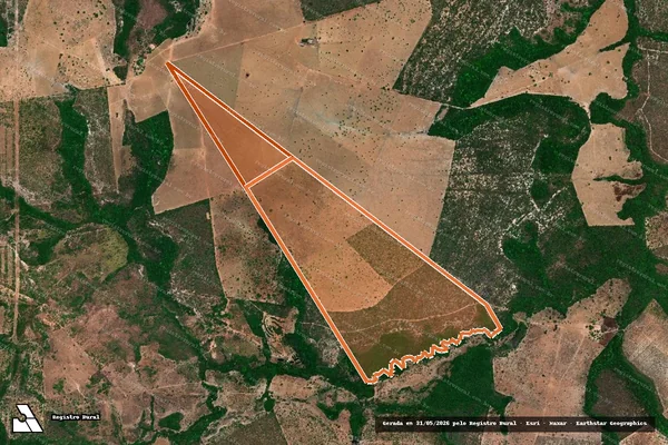 Imagem de satélite de Fazenda Paraná em COLINAS DO TOCANTINS - TO