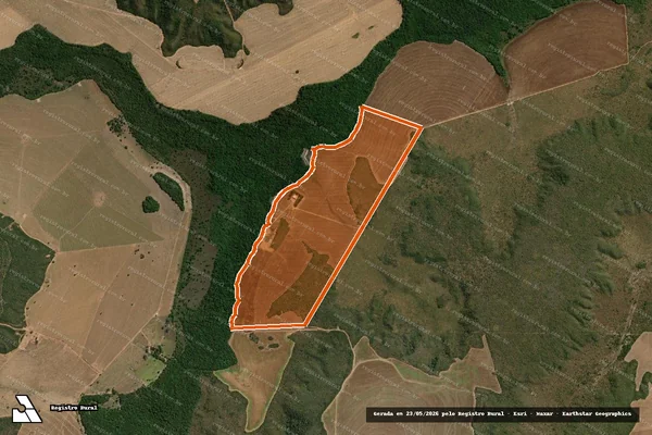 Imagem de satélite de Fazenda Recanto III em CAMPOS LINDOS - TO