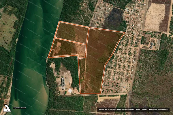 Imagem de satélite de Chacara Sousa Porto em PEDRO AFONSO - TO