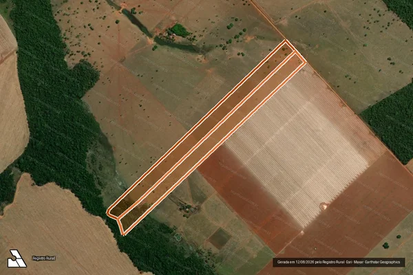 Imagem de satélite de LOTE RURAL 371 em TABAPORÃ - MT