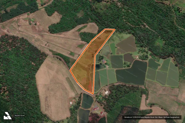 Imagem de satélite de Fazenda Roda D Agua Iii em PORTO UNIÃO - SC