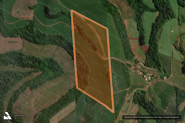 Imagem de satélite de PARTE DO LOTE RUSTICO N 35 em PAIM FILHO - RS