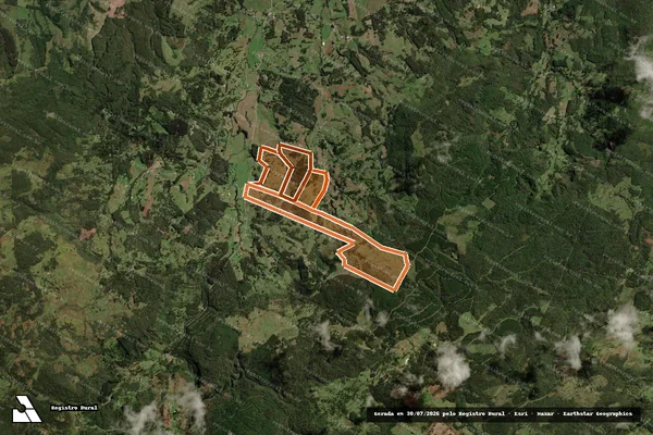Imagem de satélite de FAZENDA SANTA RITA em BOCAINA DO SUL - SC