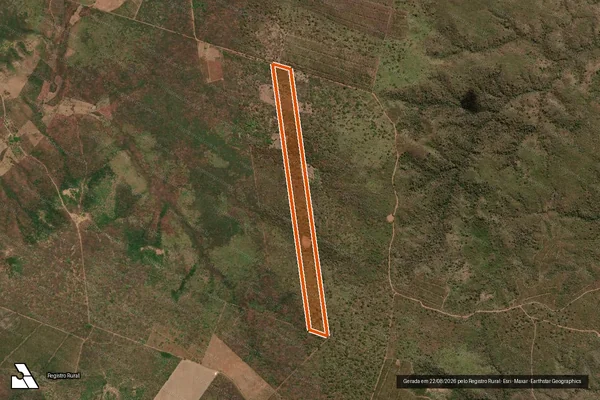Imagem de satélite de JURUBEBA - LOTE 05 em HUGO NAPOLEÃO - PI