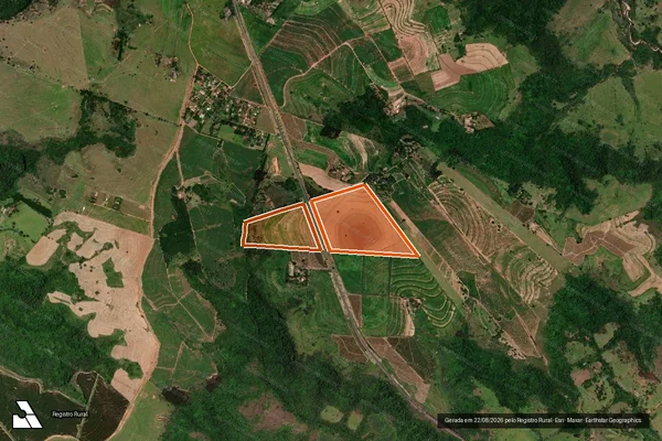 Imagem de satélite de Fazenda Santa Angela em MARÍLIA - SP