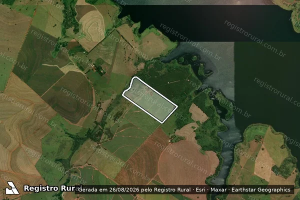 Imagem de satélite de Estancia Cristo Rei em ITAGUAJÉ - PR