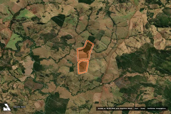 Imagem de satélite de FAZENDA ITAJÁ em SANTA ISABEL - GO