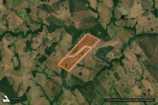 Imagem de satélite de FAZENDA LACO DE OURO em PORTO ESPERIDIÃO - MT