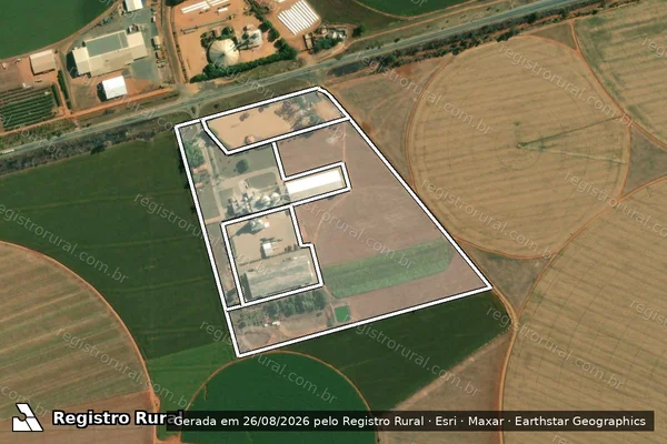 Imagem de satélite de FAZENDA SANTA JULIANA em SANTA JULIANA - MG