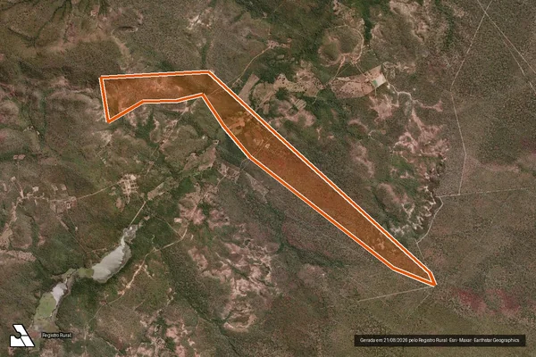 Imagem de satélite de Fazenda Malhada Alta em LANDRI SALES - PI