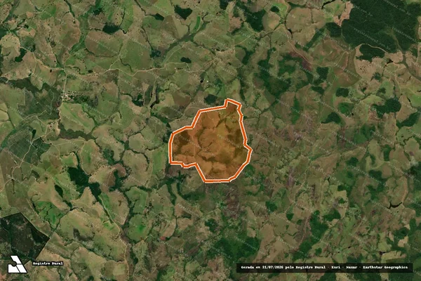 Imagem de satélite de FAZENDA BEIJA FLOR em JUCURUÇU - BA