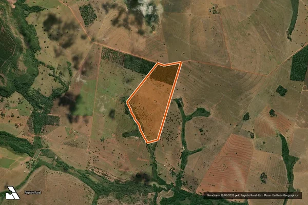 Imagem de satélite de Fazenda Joao Pinto do Rio Preto em CACHOEIRA ALTA - GO